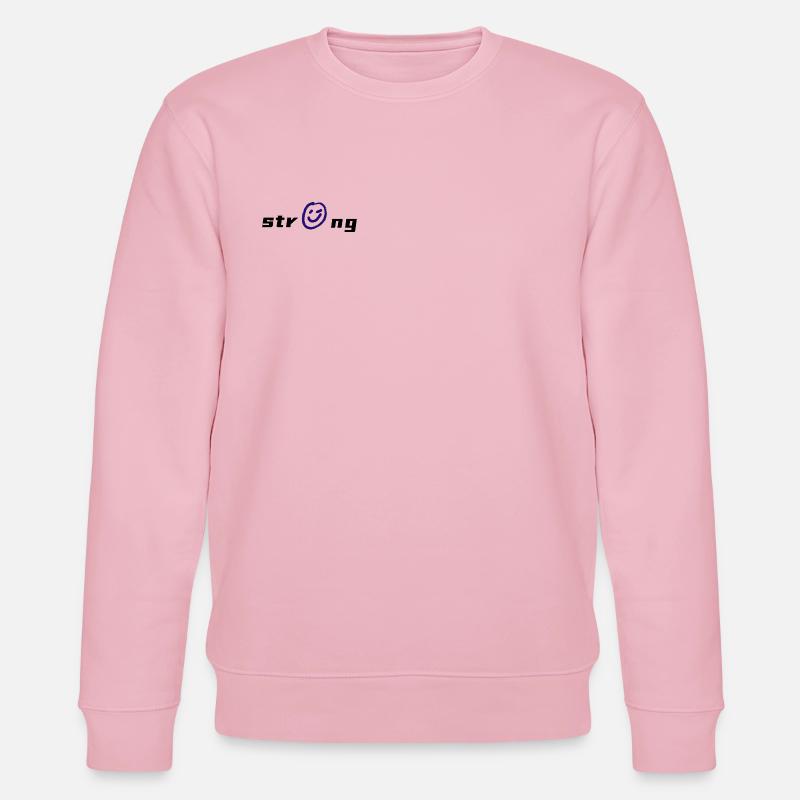 Lebendige -Grafik auf Textil - Stanley/Stella Unisex Bio-Sweatshirt CHANGER  - Hellrosa