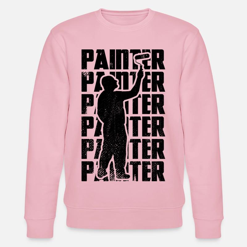 Master painter - Stanley/Stella CHANGER Unisex Organic Sweatshirt - cotton pink