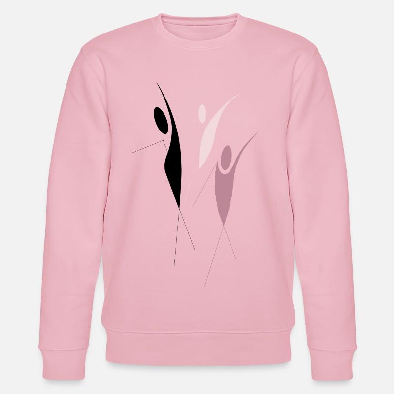 Freude der Bewegung - Stanley/Stella Unisex Bio-Sweatshirt CHANGER  - Hellrosa