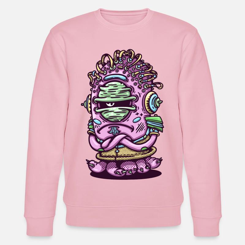 Créature extraterrestre rose de l’espace - Sweat bio CHANGER Stanley/Stella Unisexe - rose pâle