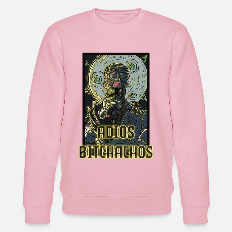 Le robot d’Adiós Bitehaco - Sweat bio CHANGER Stanley/Stella Unisexe - rose pâle