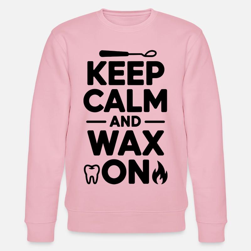 Dentallaborant Brückenarbeiten - Stanley/Stella Unisex Bio-Sweatshirt CHANGER  - Hellrosa