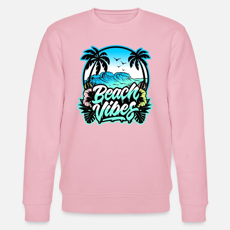Strandstimmung 🌊 - Stanley/Stella Unisex Bio-Sweatshirt CHANGER - Hellrosa