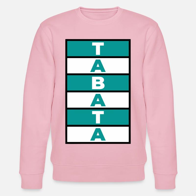 Tabata Training HIIT Fitness - Stanley/Stella Unisex Bio-Sweatshirt CHANGER  - Hellrosa