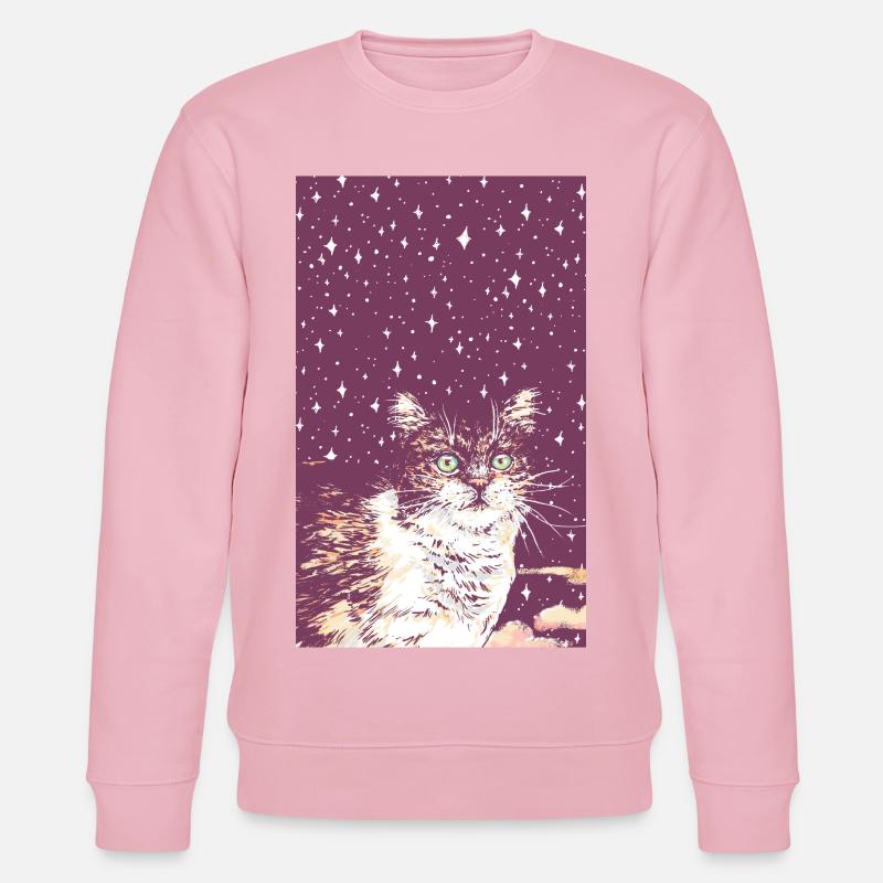 STERN-KÄTZCHEN - Stanley/Stella Unisex Bio-Sweatshirt CHANGER  - Hellrosa