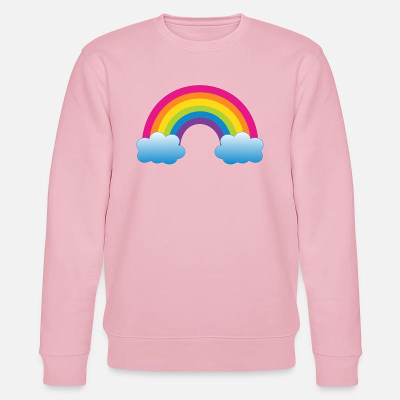 Regenbogen - Stanley/Stella Unisex Bio-Sweatshirt CHANGER  - Hellrosa