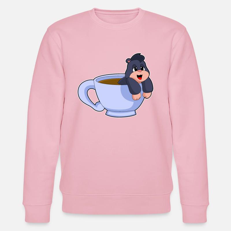 Tasse à café Mole - Sweat bio CHANGER Stanley/Stella Unisexe - rose pâle