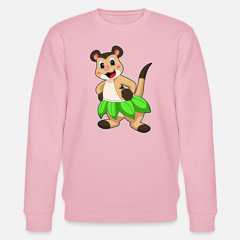 Suricates dansant ballet - Sweat bio CHANGER Stanley/Stella Unisexe - rose pâle