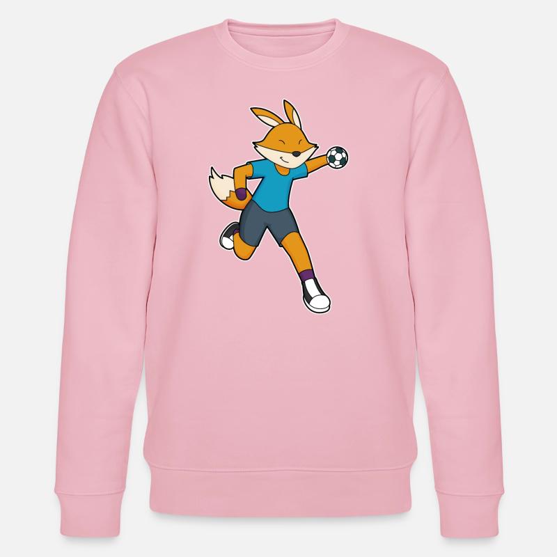 Fuchs Handball Player Handball - Stanley/Stella CHANGER Unisex Organic Sweatshirt - cotton pink