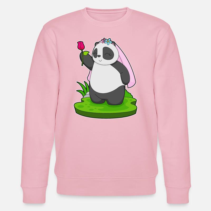 Panda Bride Rose Mariage - Sweat bio CHANGER Stanley/Stella Unisexe - rose pâle