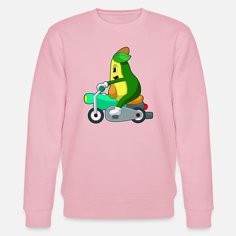Avocado Motorrad - Stanley/Stella Unisex Bio-Sweatshirt CHANGER - Hellrosa