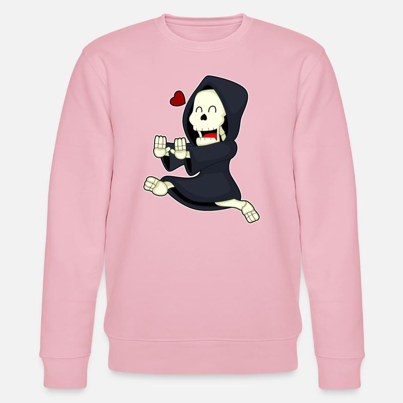 Skeleton Jogger Jogging - Stanley/Stella CHANGER Unisex Organic Sweatshirt - cotton pink