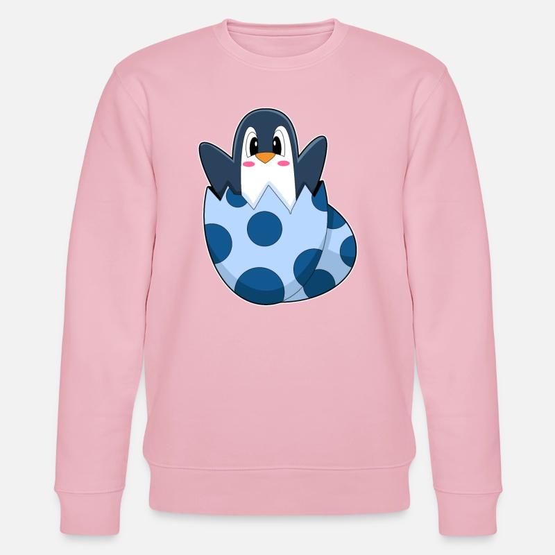 Oeuf de pingouin - Sweat bio CHANGER Stanley/Stella Unisexe - rose pâle