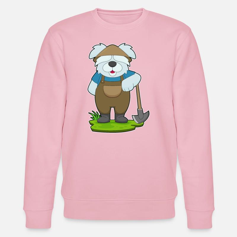 Pioche éleveuse de chiens - Sweat bio CHANGER Stanley/Stella Unisexe - rose pâle