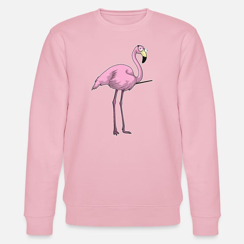 Flamingo Teacher Pointer - Sweat bio CHANGER Stanley/Stella Unisexe - rose pâle