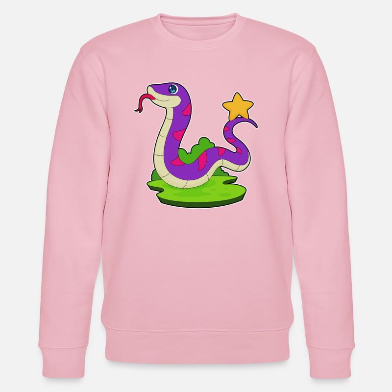 Étoile du serpent - Sweat bio CHANGER Stanley/Stella Unisexe - rose pâle