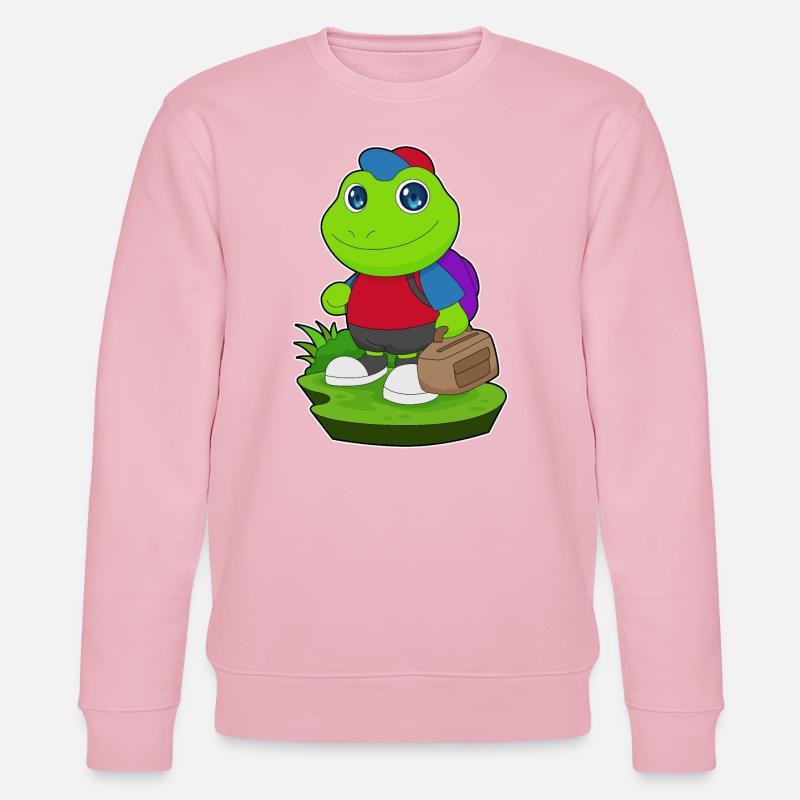 Frosch Wanderer Taschen - Stanley/Stella Unisex Bio-Sweatshirt CHANGER  - Hellrosa