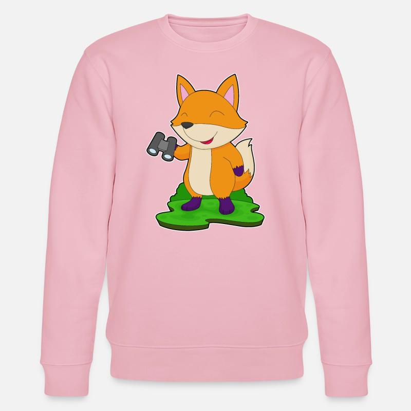 Fuchs Binoculars - Stanley/Stella CHANGER Unisex Organic Sweatshirt - cotton pink