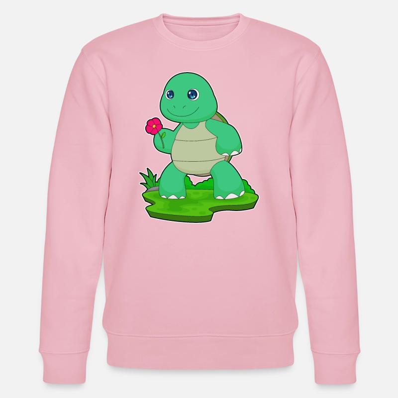 Fleur de tortue - Sweat bio CHANGER Stanley/Stella Unisexe - rose pâle