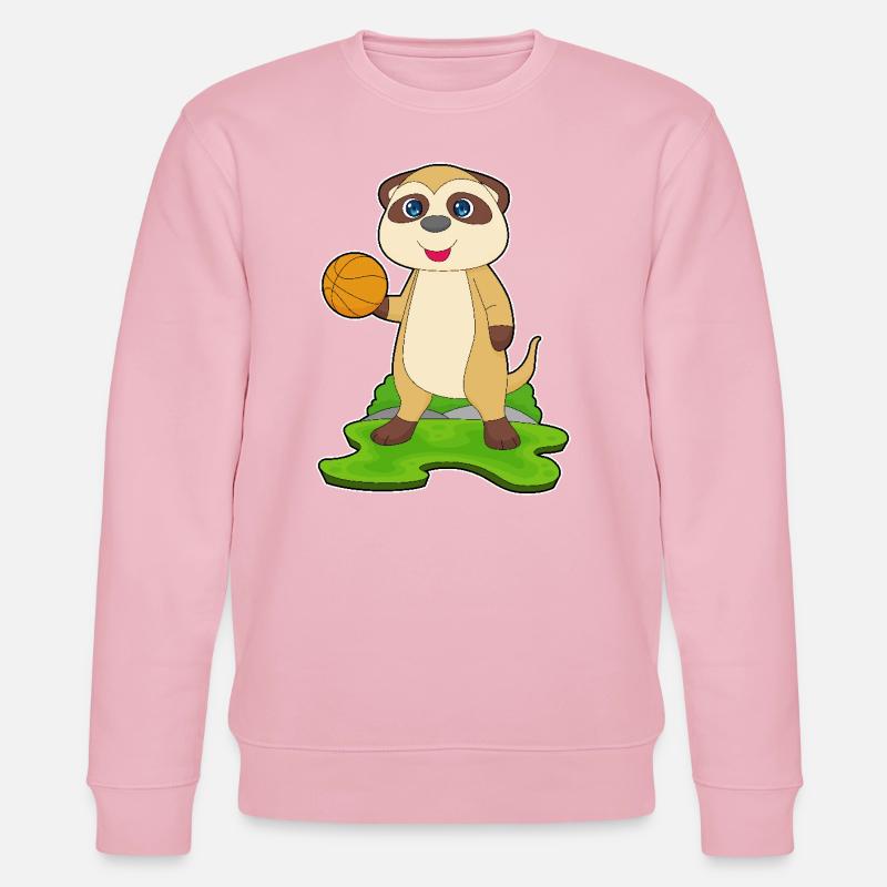 Meerkat Basketteur Basketteur - Sweat bio CHANGER Stanley/Stella Unisexe - rose pâle