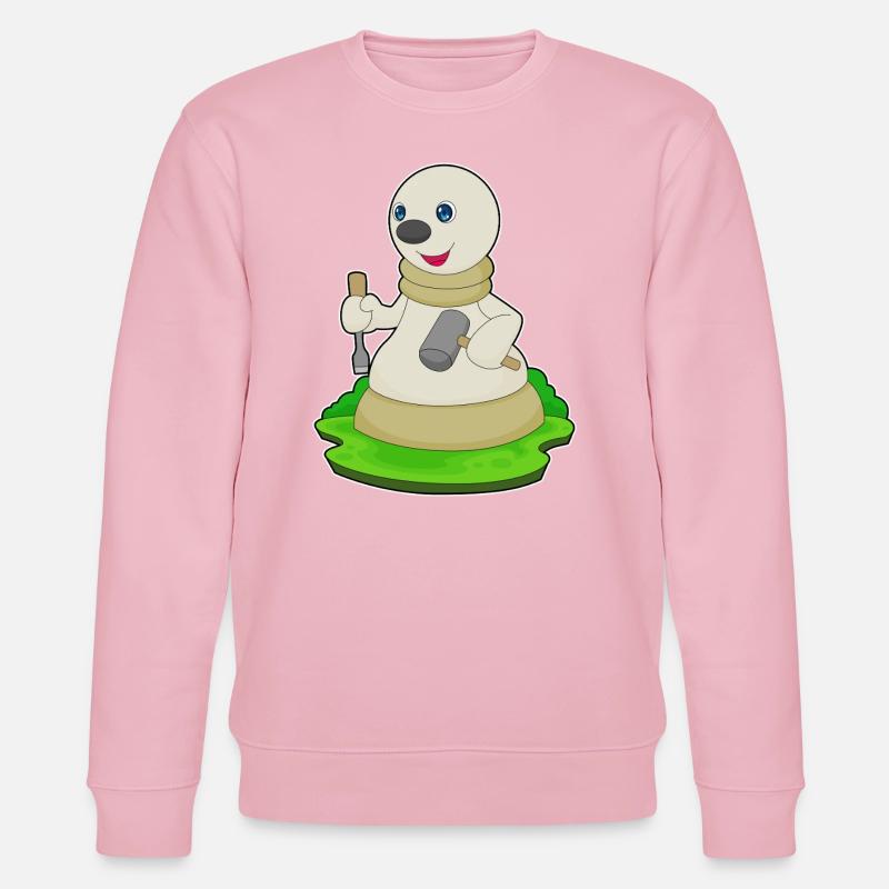 Pièce d’échecs pion échecs - Sweat bio CHANGER Stanley/Stella Unisexe - rose pâle