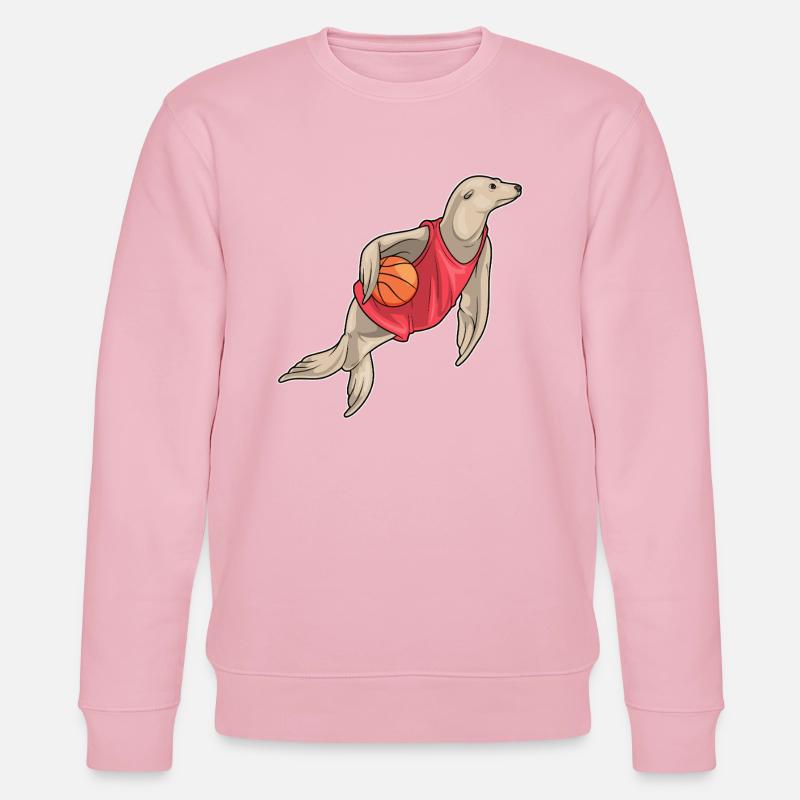Seal Basketteur Basketteur - Sweat bio CHANGER Stanley/Stella Unisexe - rose pâle
