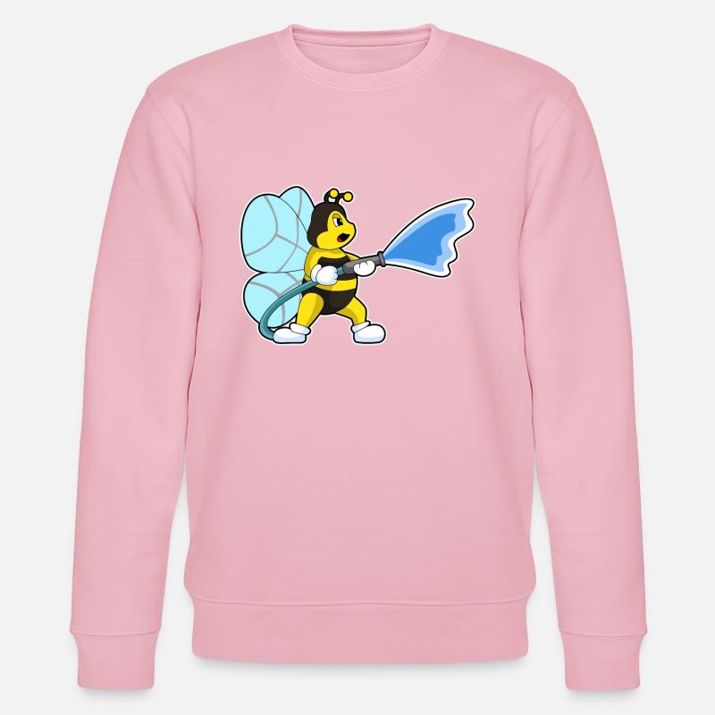Extincteur de pompier d’abeilles - Sweat bio CHANGER Stanley/Stella Unisexe - rose pâle