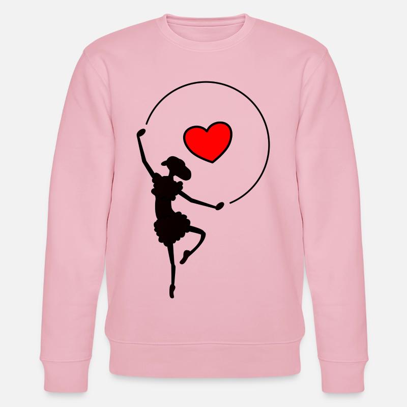 Tanzen - Stanley/Stella Unisex Bio-Sweatshirt CHANGER  - Hellrosa