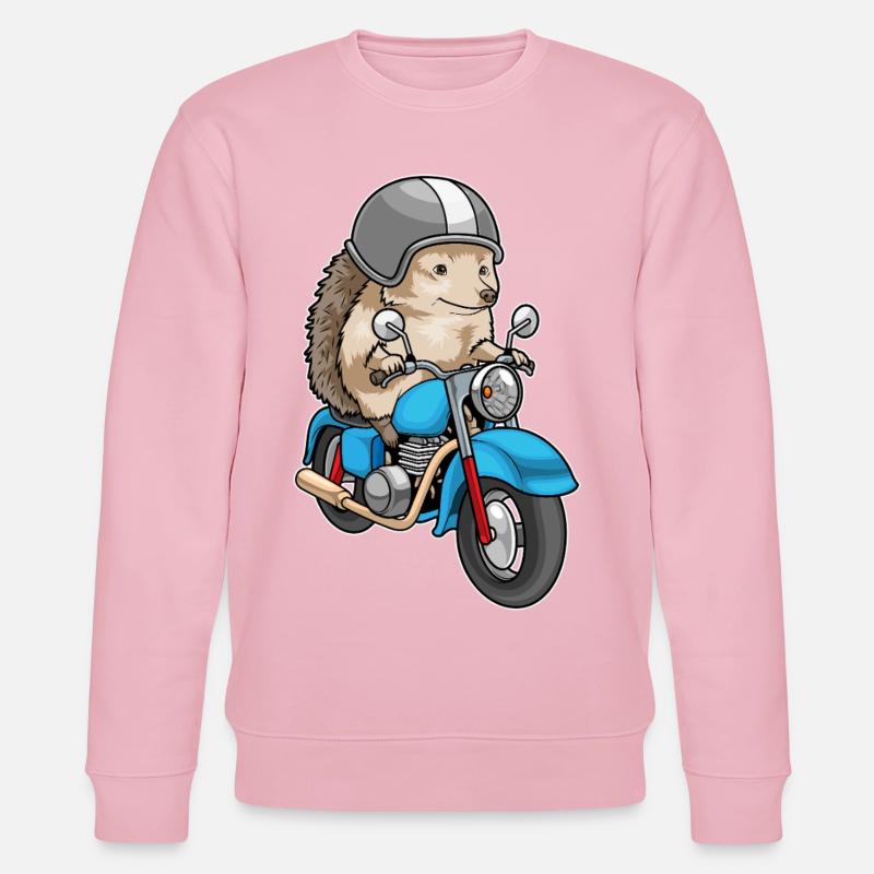 Moto hérisson - Sweat bio CHANGER Stanley/Stella Unisexe - rose pâle