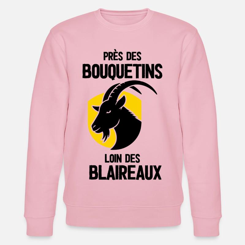 Dragon doré en silhouette - Sweat bio CHANGER Stanley/Stella Unisexe - rose pâle