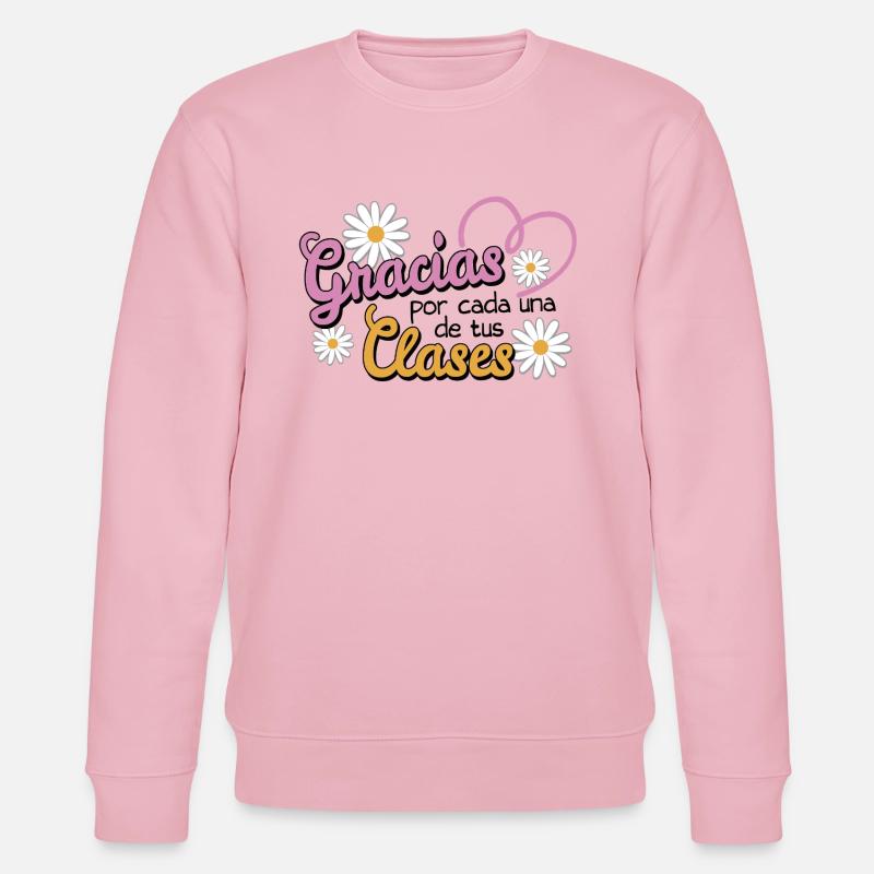 Merci pour vos cours - Sweat bio CHANGER Stanley/Stella Unisexe - rose pâle