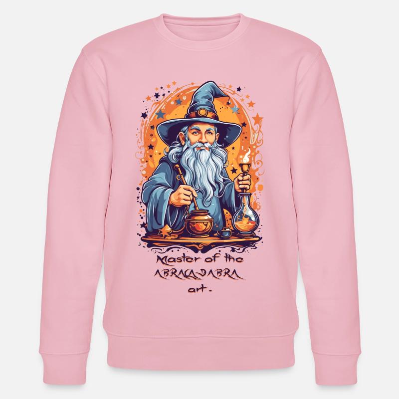 Abrakadabra Kunst - Stanley/Stella Unisex Bio-Sweatshirt CHANGER  - Hellrosa