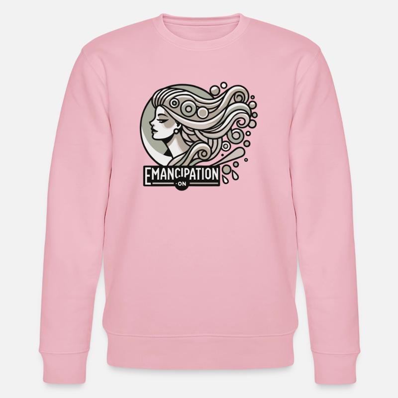 Emanzipation an - Stanley/Stella Unisex Bio-Sweatshirt CHANGER  - Hellrosa
