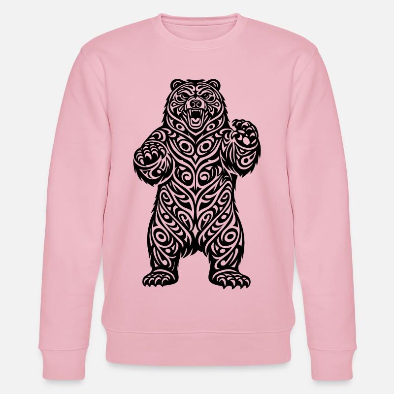 Big Bär - Stanley/Stella Unisex Bio-Sweatshirt CHANGER  - Hellrosa