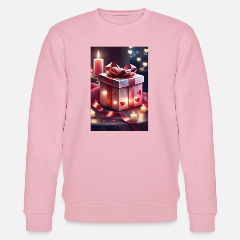 Schönes Geschenk - Stanley/Stella Unisex Bio-Sweatshirt CHANGER  - Hellrosa
