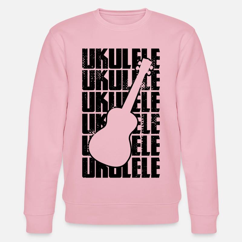 Ukulele Musik - Stanley/Stella Unisex Bio-Sweatshirt CHANGER  - Hellrosa