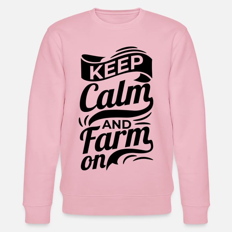 Bauer Spruch - Stanley/Stella CHANGER Unisex Organic Sweatshirt - cotton pink