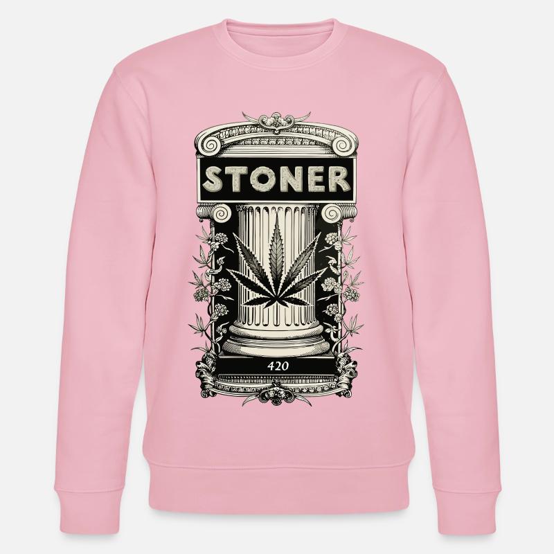 Stoner - Stanley/Stella Unisex Bio-Sweatshirt CHANGER  - Hellrosa