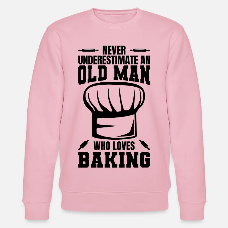 Bäcker Opa - Stanley/Stella Unisex Bio-Sweatshirt CHANGER  - Hellrosa