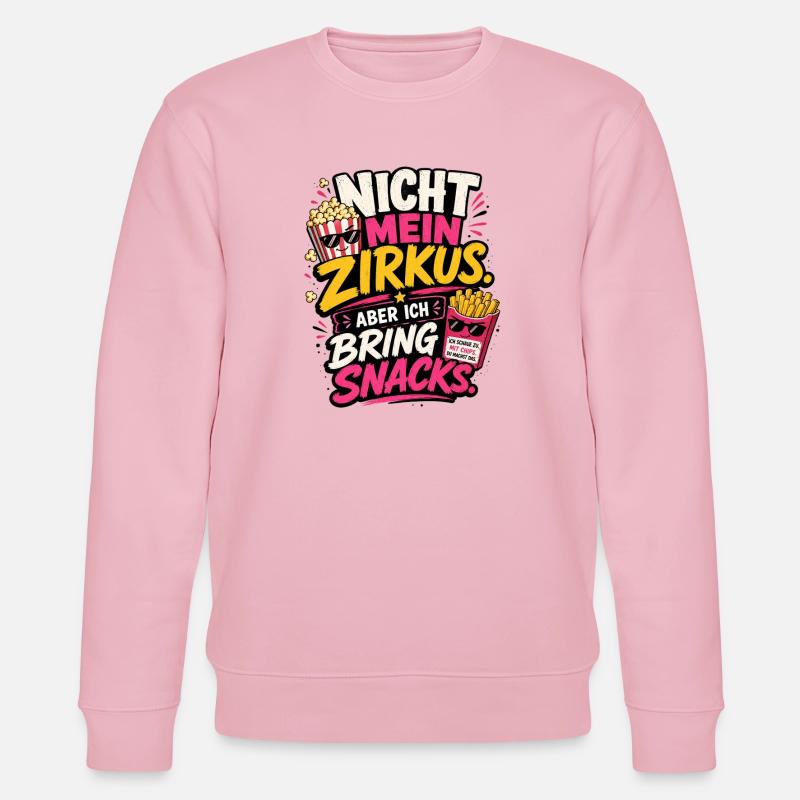 Nicht mein Zirkus - Stanley/Stella Unisex Bio-Sweatshirt CHANGER - Hellrosa