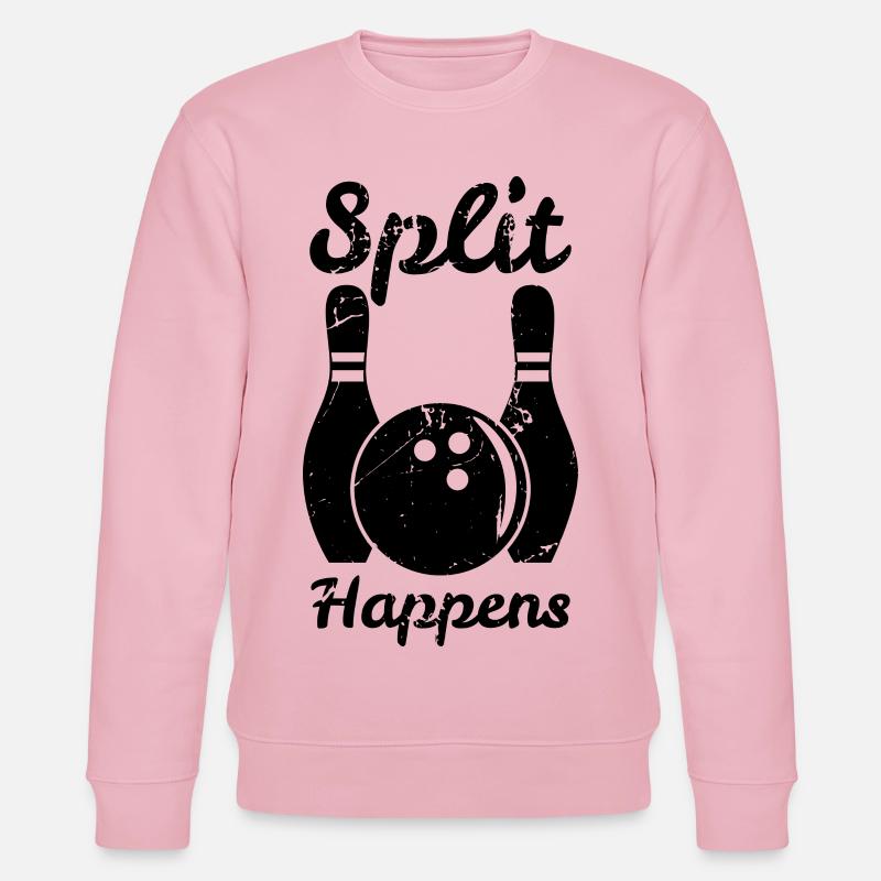 Jeu de mots de bowling - Sweat bio CHANGER Stanley/Stella Unisexe - rose pâle