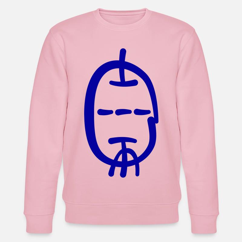 Triode im Kalligrafie Stil - Stanley/Stella Unisex Bio-Sweatshirt CHANGER  - Hellrosa