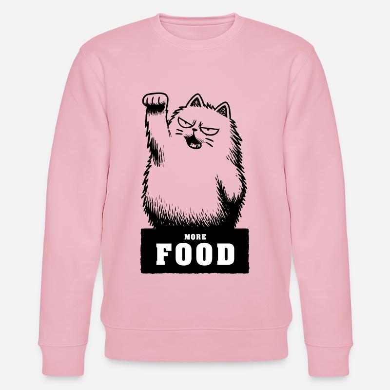 Plus de nourriture - Sweat bio CHANGER Stanley/Stella Unisexe - rose pâle