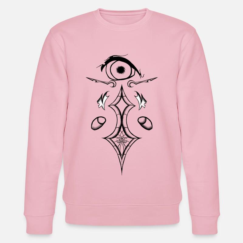 Silhouette de l’œil nocturne - Sweat bio CHANGER Stanley/Stella Unisexe - rose pâle