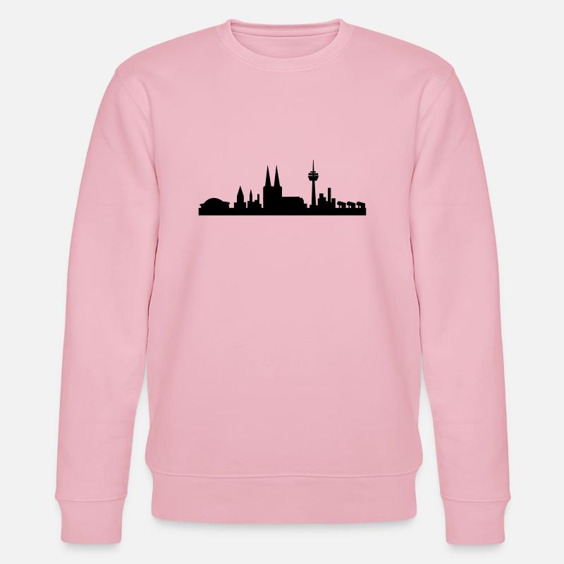 koelner_skyline - Stanley/Stella CHANGER Unisex Organic Sweatshirt - cotton pink