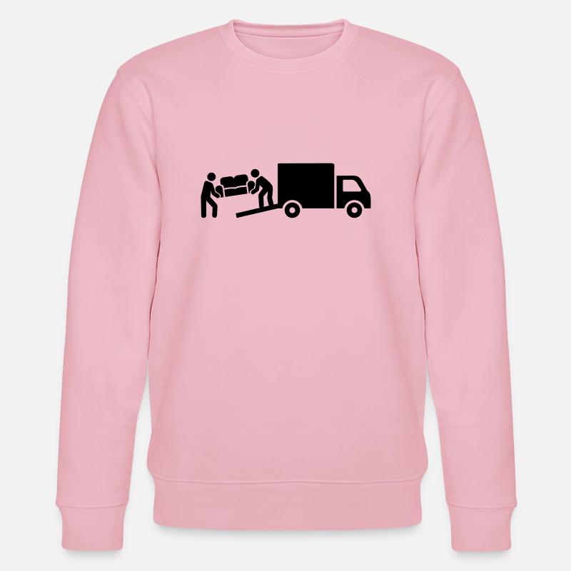 Umzug - Stanley/Stella Unisex Bio-Sweatshirt CHANGER  - Hellrosa