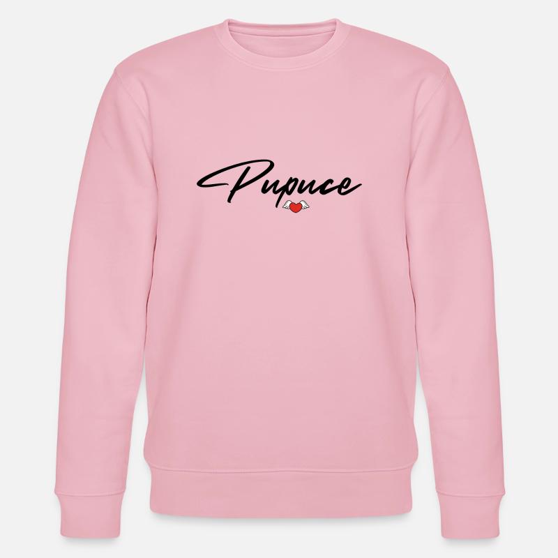 Appelle moi Pupuce ,pupuce design - Sweat bio CHANGER Stanley/Stella Unisexe - rose pâle