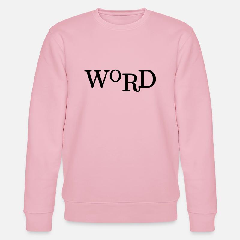 Word - Stanley/Stella Unisex Bio-Sweatshirt CHANGER  - Hellrosa