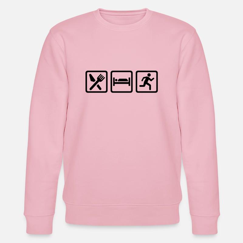 Laufen - Stanley/Stella Unisex Bio-Sweatshirt CHANGER  - Hellrosa