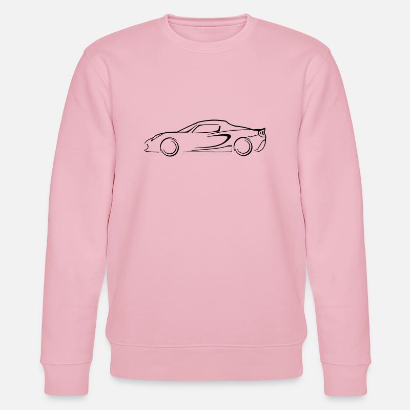 Lotus Elise Silhouette - Stanley/Stella Unisex Bio-Sweatshirt CHANGER  - Hellrosa